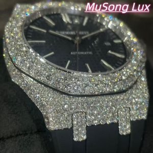 VVS Moissanite Audemars Piguet 26470 Black Dial