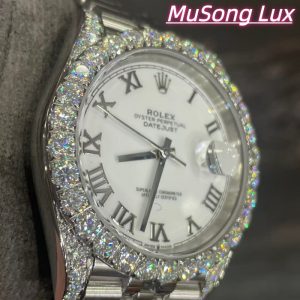 VVS Moissanite Rolex Datejust 41mm