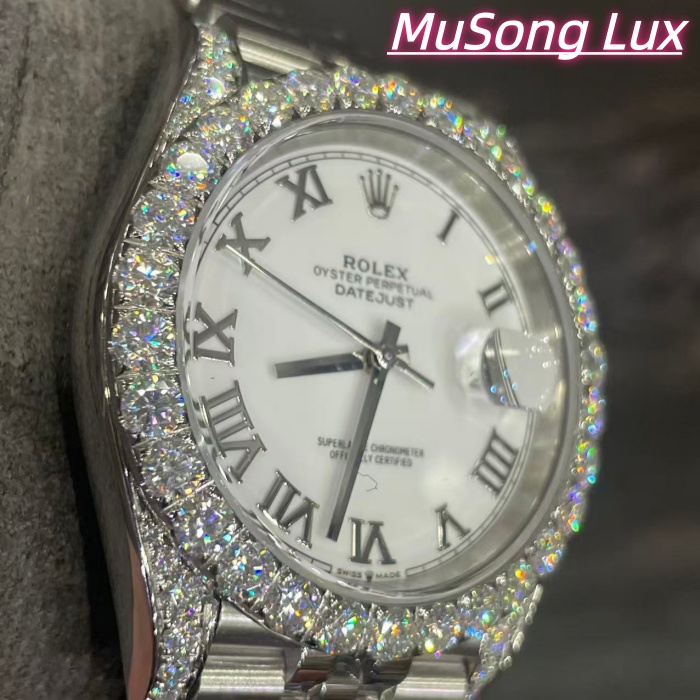 VVS Moissanite Rolex Datejust 41mm