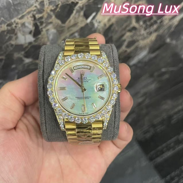 VVS Moissanite Rolex Datejust 41mm