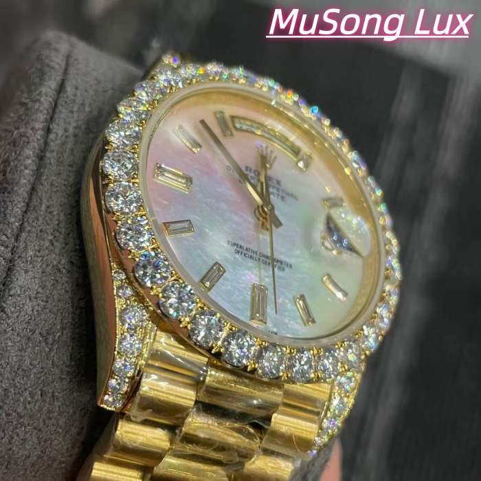 VVS Moissanite Rolex Datejust 41mm