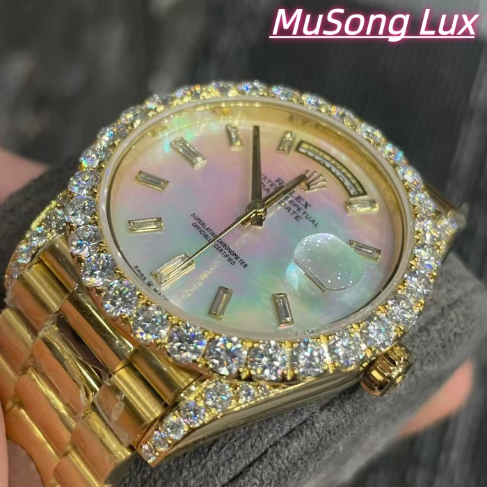 VVS Moissanite Rolex Datejust 41mm