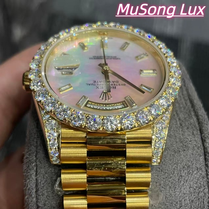 VVS Moissanite Rolex Datejust 41mm