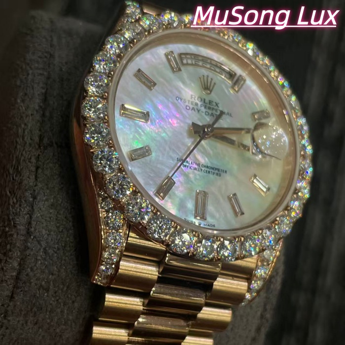 VVS Moissanite Rolex Datejust 41mm