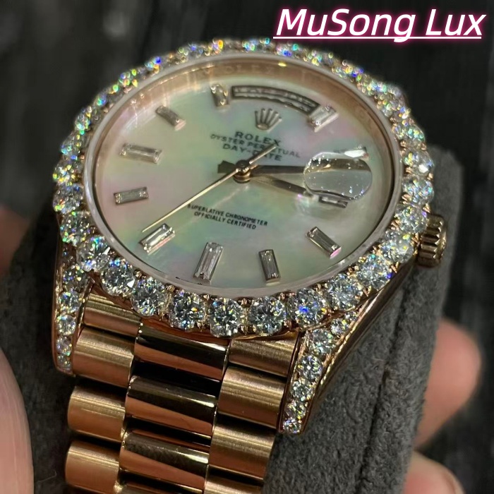 VVS Moissanite Rolex Datejust 41mm