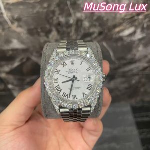 VVS Moissanite Rolex Datejust 41mm