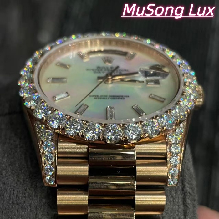 VVS Moissanite Rolex Datejust 41mm