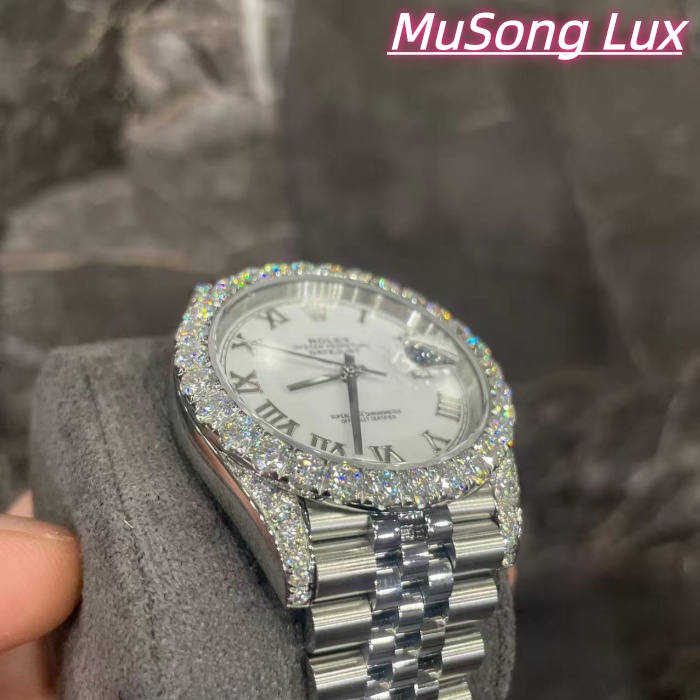 VVS Moissanite Rolex Datejust 41mm