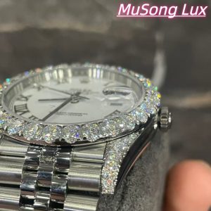 VVS Moissanite Rolex Datejust 41mm