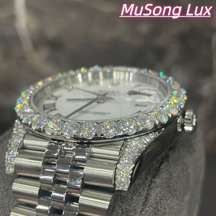 VVS Moissanite Rolex Datejust 41mm