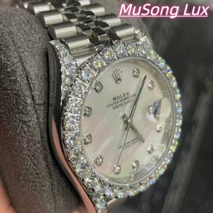 VVS Moissanite Rolex Datejust 41mm