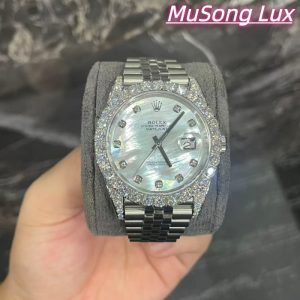 VVS Moissanite Rolex Datejust 41mm