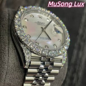 VVS Moissanite Rolex Datejust 41mm