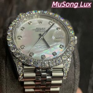 VVS Moissanite Rolex Datejust 41mm