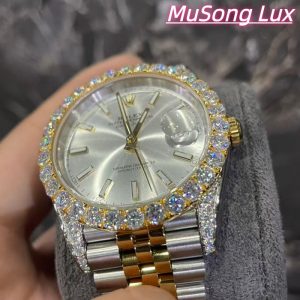 VVS Moissanite Rolex Datejust 41mm