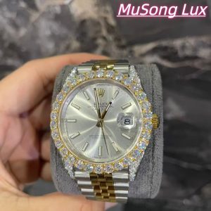 VVS Moissanite Rolex Datejust 41mm