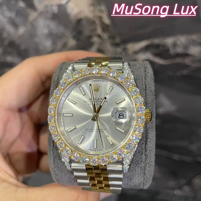 VVS Moissanite Rolex Datejust 41mm