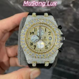 VVS Moissanite Audemars Piguet 26470 Gold