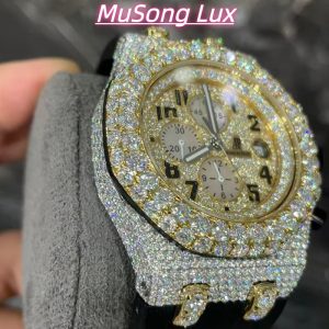 VVS Moissanite Audemars Piguet 26470 Gold