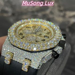 VVS Moissanite Audemars Piguet 26470 Gold