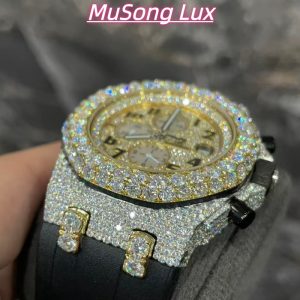 VVS Moissanite Audemars Piguet 26470 Gold