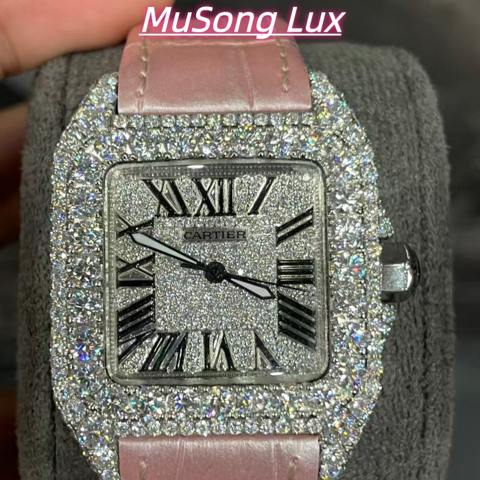 VVS Moissanite Cartier Santos WSSA0009