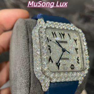 VVS Moissanite Cartier Santos WSSA0009