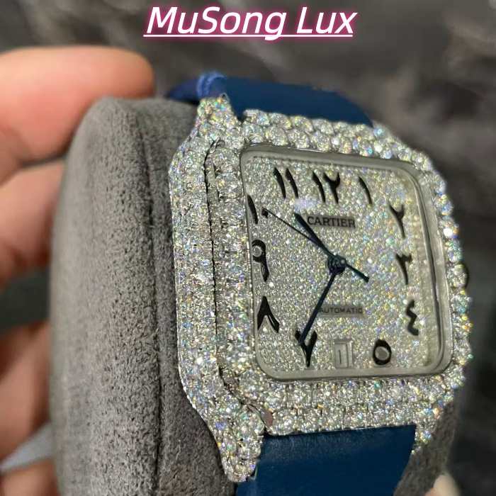 VVS Moissanite Cartier Santos WSSA0009