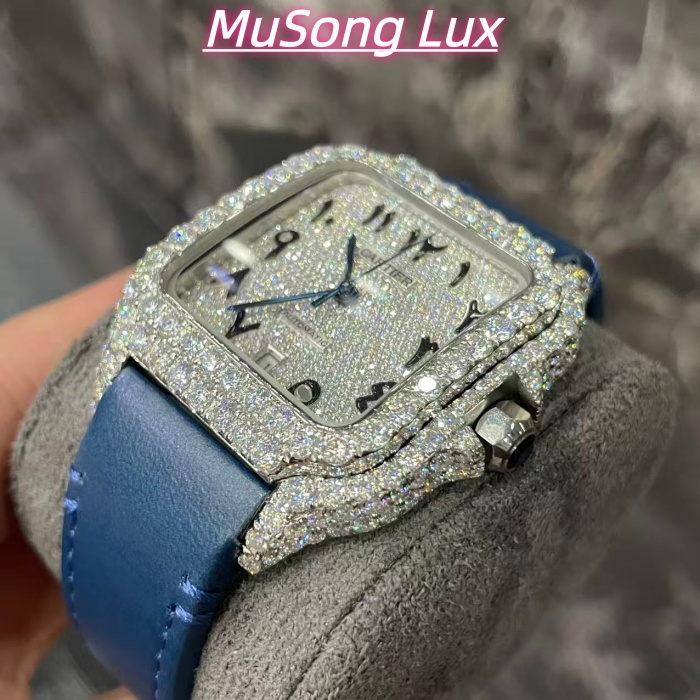 VVS Moissanite Cartier Santos WSSA0009