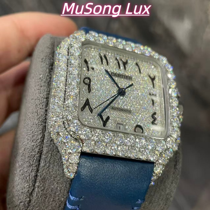 VVS Moissanite Cartier Santos WSSA0009
