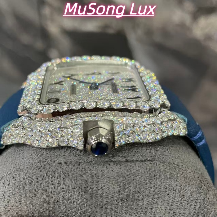 VVS Moissanite Cartier Santos WSSA0009