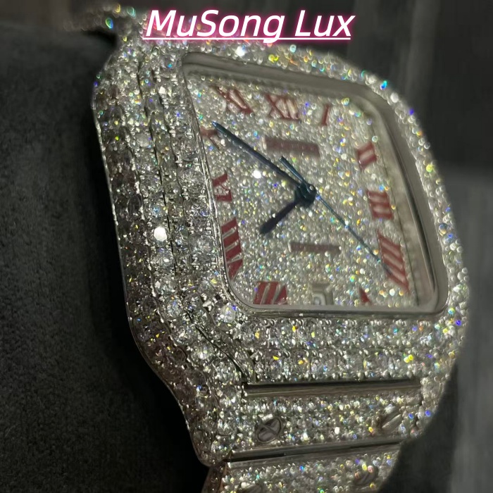 VVS Moissanite Cartier Santos WSSA0009