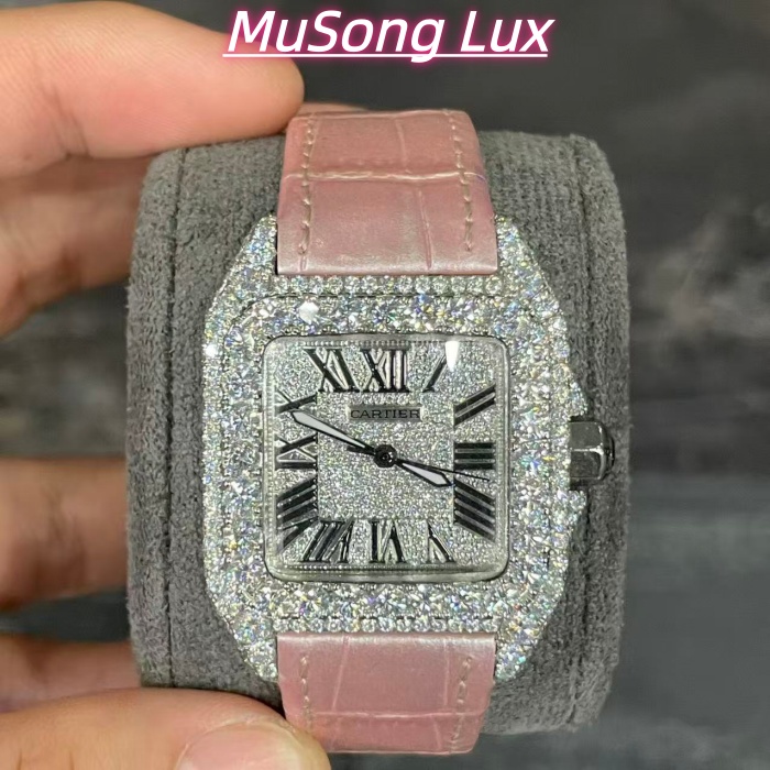 VVS Moissanite Cartier Santos WSSA0009