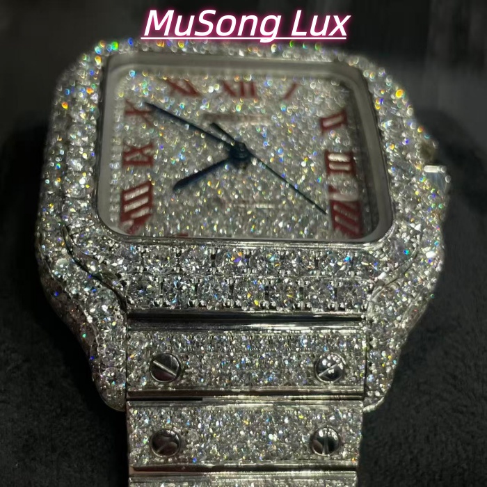 VVS Moissanite Cartier Santos WSSA0009