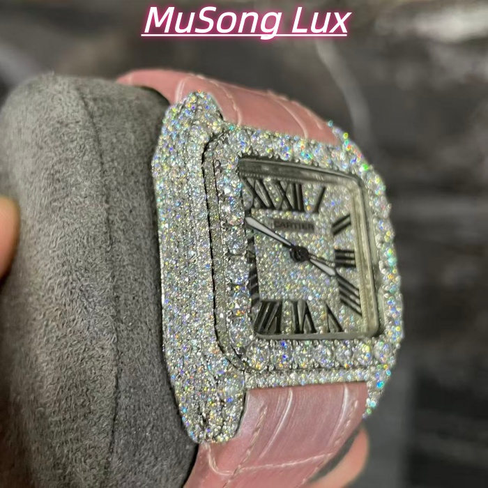 VVS Moissanite Cartier Santos WSSA0009