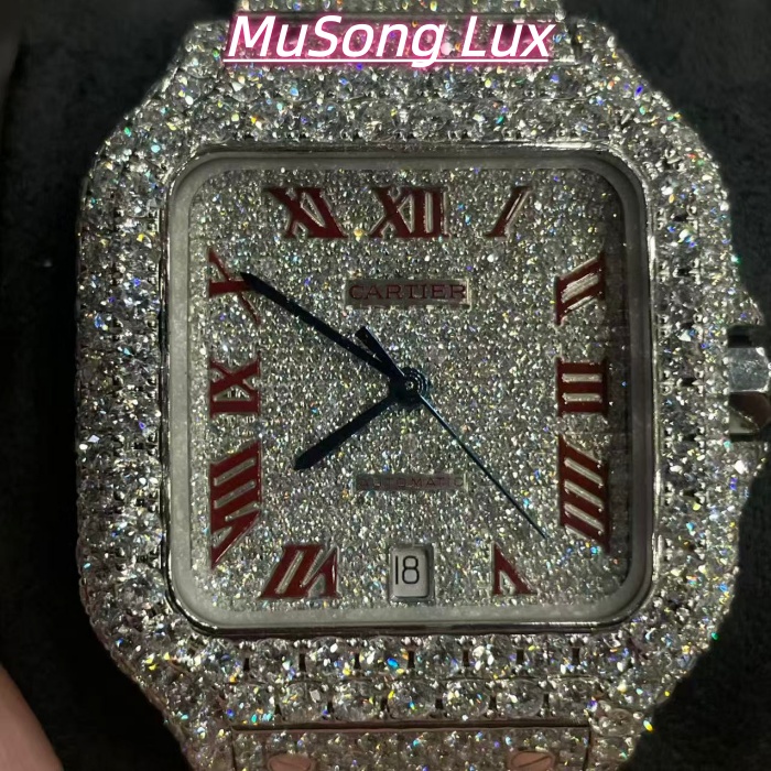 VVS Moissanite Cartier Santos WSSA0009