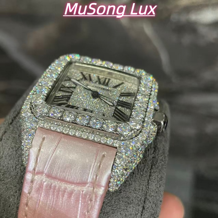 VVS Moissanite Cartier Santos WSSA0009