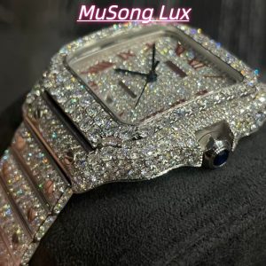 VVS Moissanite Cartier Santos WSSA0009
