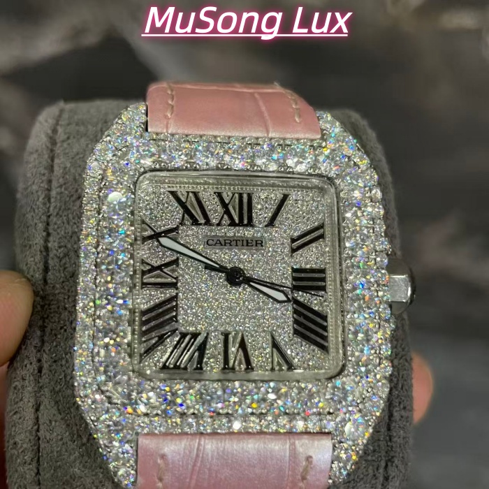 VVS Moissanite Cartier Santos WSSA0009