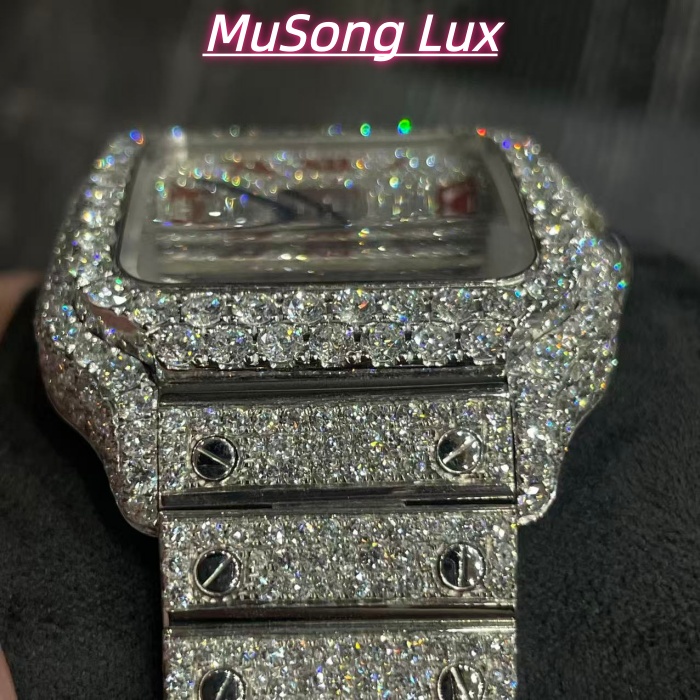 VVS Moissanite Cartier Santos WSSA0009