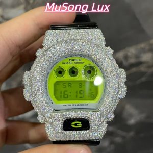 VVS Moissanite Casio G-SHOCK GM-6900 Green