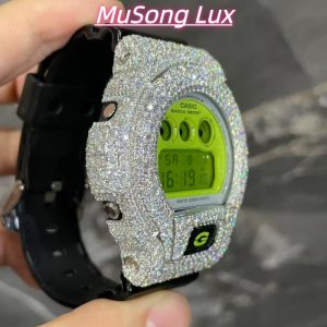 VVS Moissanite Casio G-SHOCK GM-6900 Green