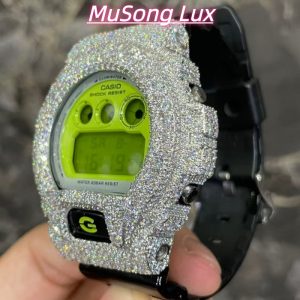 VVS Moissanite Casio G-SHOCK GM-6900 Green