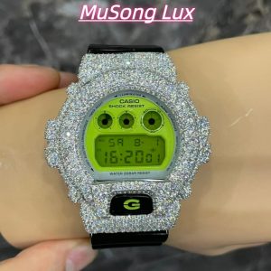 VVS Moissanite Casio G-SHOCK GM-6900 Green