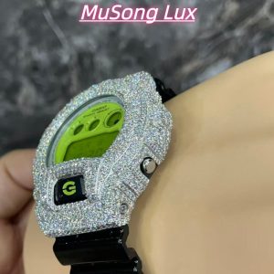 VVS Moissanite Casio G-SHOCK GM-6900 Green
