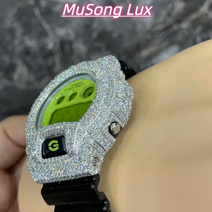 VVS Moissanite Casio G-SHOCK GM-6900 Green