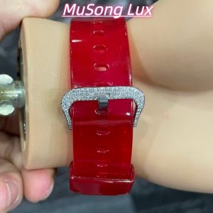 VVS Moissanite Casio G-SHOCK GM-6900 Red