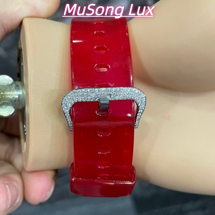 VVS Moissanite Casio G-SHOCK GM-6900 Red
