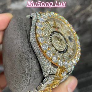 VVS Moissanite Rolex Datejust 41mm Two-Tone (White & Gold)