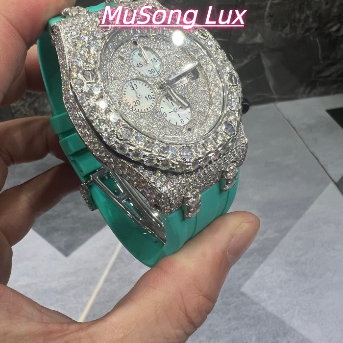 VVS Moissanite Audemars Piguet 26470 Two-Tone Rose Gold